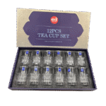 Coffret 12 Verres à Thé Cristal