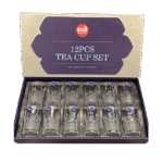 Coffret 12 Verres à Thé Motif Cristal