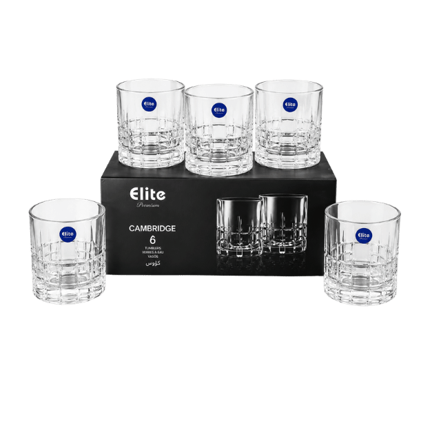 44 Set Verres Cambridge Elite Premium – Image 1