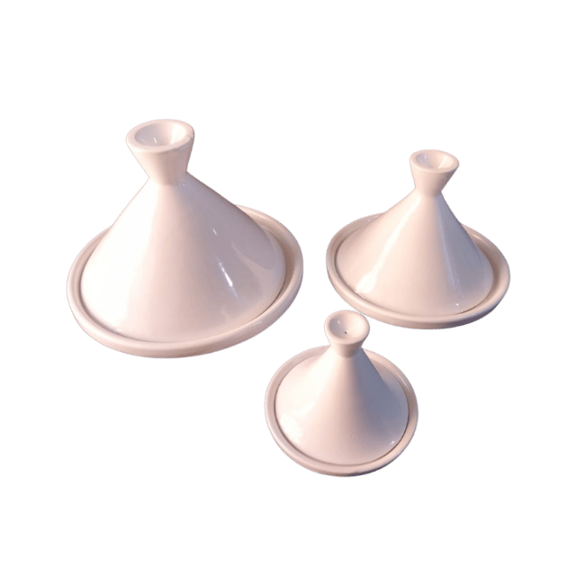 61 Collection Tajines de Service en Porcelaine Blanche – Image 1