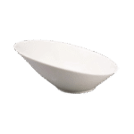 Saladier Ovale Blanc en Porcelaine