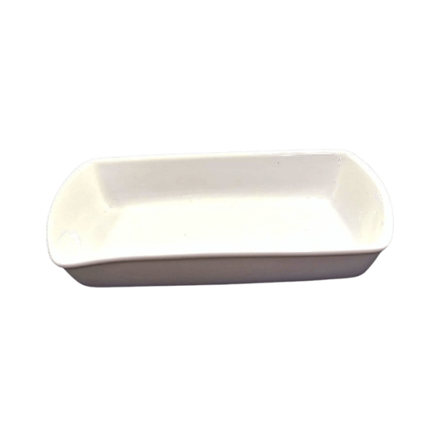93 Plat Rectangulaire Blanc en Porcelaine – Image 1