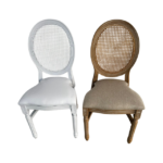 Chaise Cannage Élégance Vintage en Bois Massif