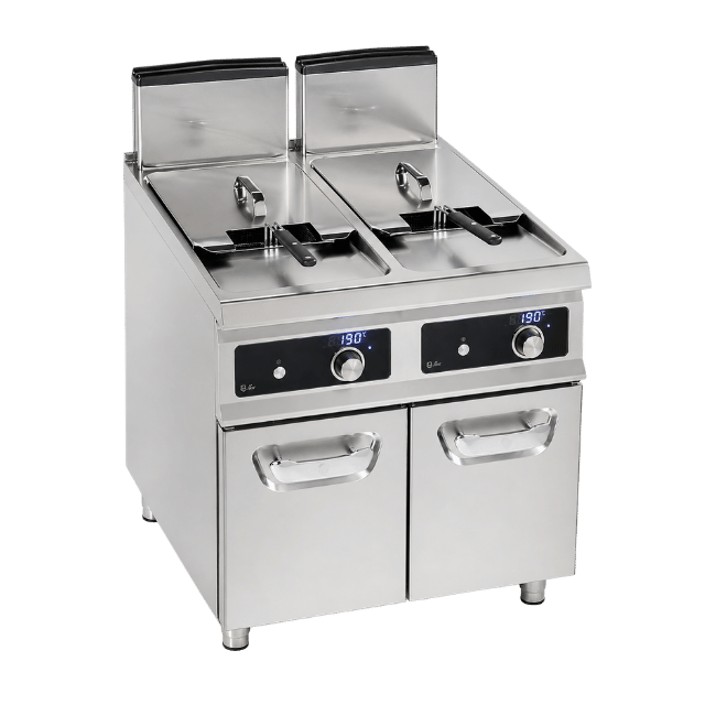 Design sans titre (9) Friteuse Professionnelle Double Bac – Puissance & Cuisson Intensive – Image 1