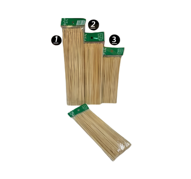 Brouchettes en bois
